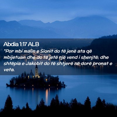 Picture 02 - Abdia 1:17 ALB - 