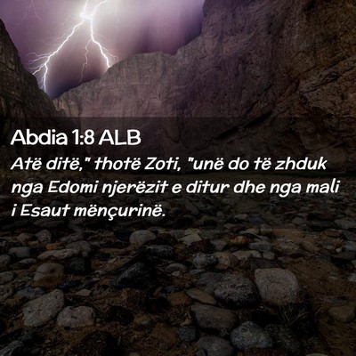 Picture 02 - Abdia 1:8 ALB - Atë ditë,