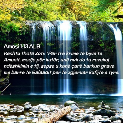 Picture 02 - Amosi 1:13 ALB - Kështu thotë Zoti: 