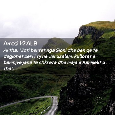 Picture 02 - Amosi 1:2 ALB - Ai tha: 