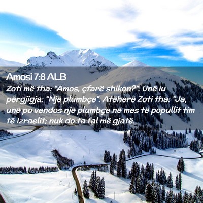 Picture 02 - Amosi 7:8 ALB - Zoti më tha: 