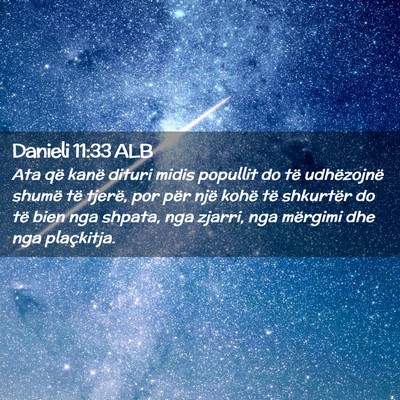 Picture 02 - Danieli 11:33 ALB - Ata që kanë dituri midis popullit do të - Bible Verse Picture