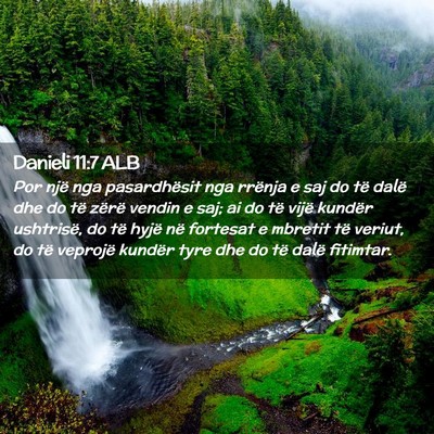 Picture 02 - Danieli 11:7 ALB - Por një nga pasardhësit nga rrënja e saj do - Bible Verse Picture