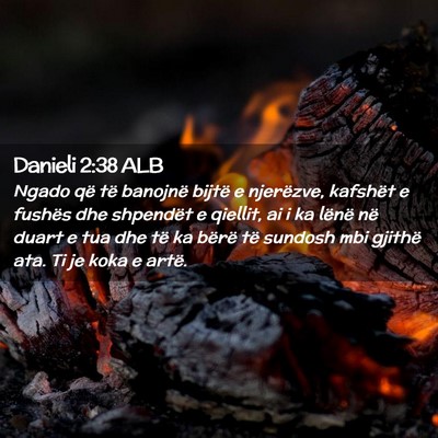 Picture 02 - Danieli 2:38 ALB - Ngado që të banojnë bijtë e njerëzve, - Bible Verse Picture