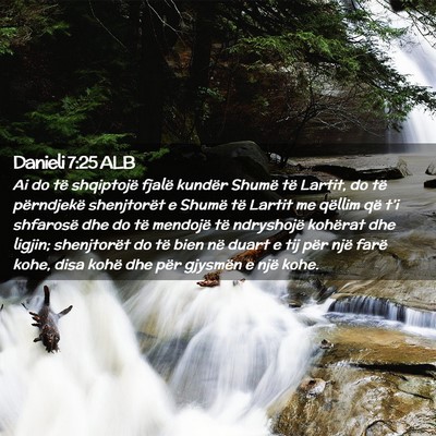 Picture 02 - Danieli 7:25 ALB - Ai do të shqiptojë fjalë kundër Shumë të - Bible Verse Picture
