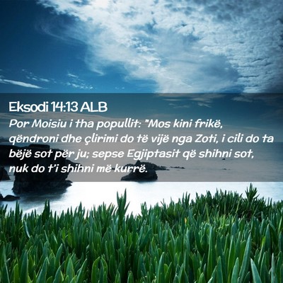 Picture 02 - Eksodi 14:13 ALB - Por Moisiu i tha popullit: 