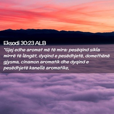 Picture 02 - Eksodi 30:23 ALB - 