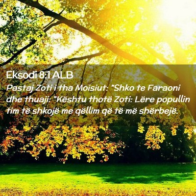 Picture 02 - Eksodi 8:1 ALB - Pastaj Zoti i tha Moisiut: 
