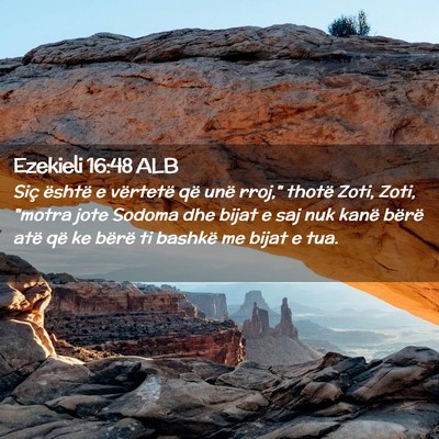Picture 02 - Ezekieli 16:48 ALB - Siç është e vërtetë që unë rroj,