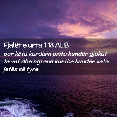 Picture 02 - Fjalët e urta 1:18 ALB - por këta kurdisin prita kundër gjakut të vet - Bible Verse Picture