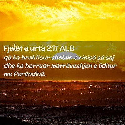 Picture 02 - Fjalët e urta 2:17 ALB - që ka braktisur shokun e rinisë së saj dhe ka - Bible Verse Picture