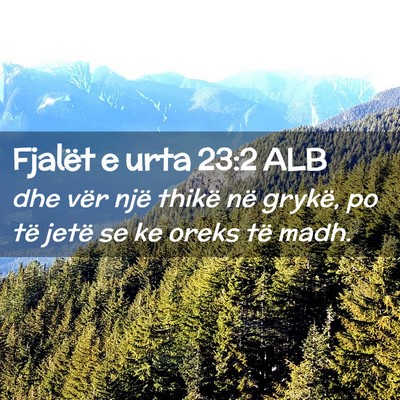 Picture 02 - Fjalët e urta 23:2 ALB - dhe vër një thikë në grykë, po të jetë se - Bible Verse Picture