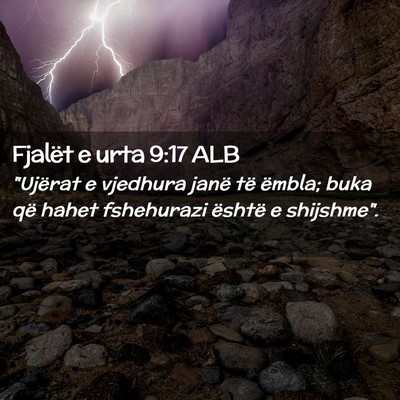 Picture 02 - Fjalët e urta 9:17 ALB - 