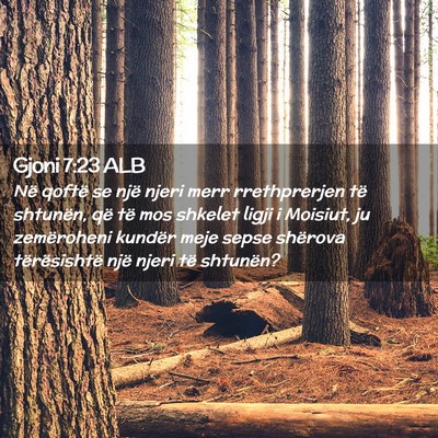 Picture 02 - Gjoni 7:23 ALB - Në qoftë se një njeri merr rrethprerjen të - Bible Verse Picture