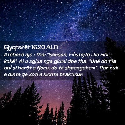 Picture 02 - Gjyqtarët 16:20 ALB - Atëherë ajo i tha: 