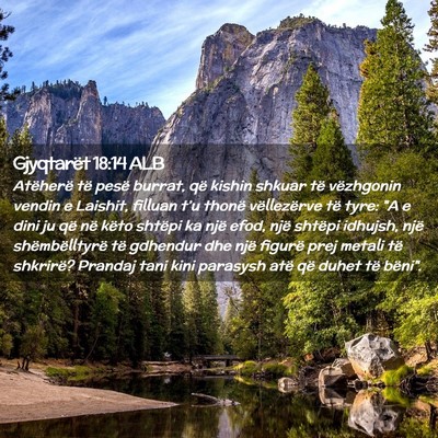 Picture 02 - Gjyqtarët 18:14 ALB - Atëherë të pesë burrat, që kishin shkuar të - Bible Verse Picture