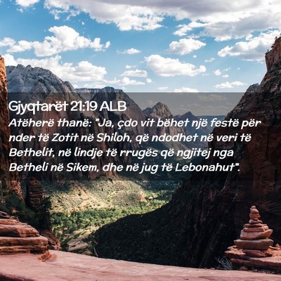 Picture 02 - Gjyqtarët 21:19 ALB - Atëherë thanë: 