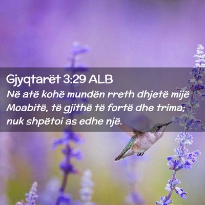 Picture 02 - Gjyqtarët 3:29 ALB - Në atë kohë mundën rreth dhjetë mijë - Bible Verse Picture