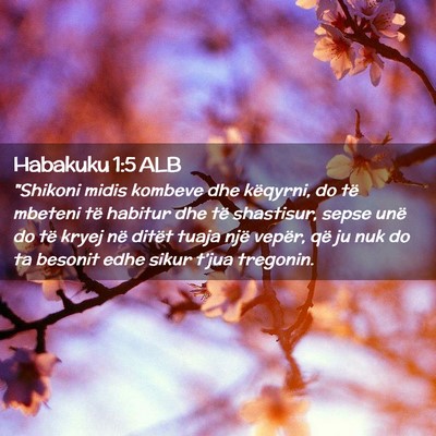Picture 02 - Habakuku 1:5 ALB - 