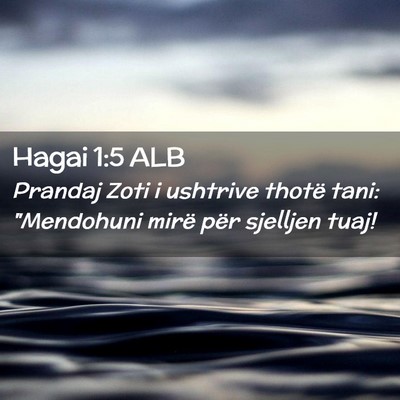 Picture 02 - Hagai 1:5 ALB - Prandaj Zoti i ushtrive thotë tani: 