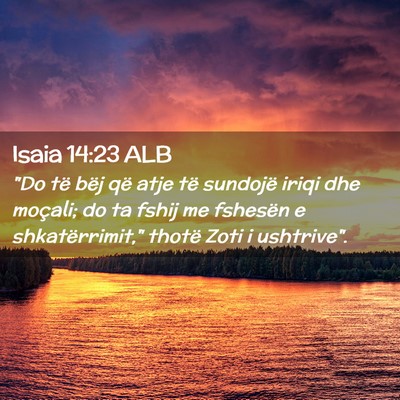 Picture 02 - Isaia 14:23 ALB - 