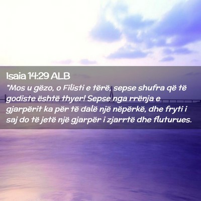 Picture 02 - Isaia 14:29 ALB - 