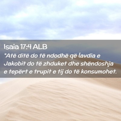 Picture 02 - Isaia 17:4 ALB - 