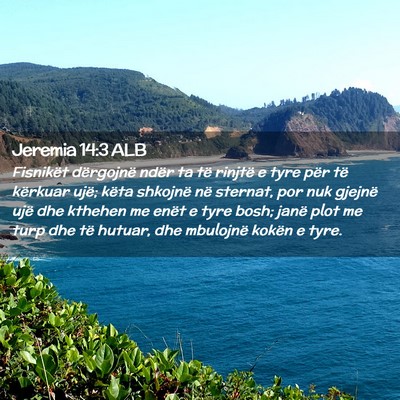 Picture 02 - Jeremia 14:3 ALB - Fisnikët dërgojnë ndër ta të rinjtë e tyre - Bible Verse Picture