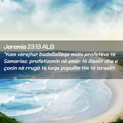Picture 02 - Jeremia 23:13 ALB - 