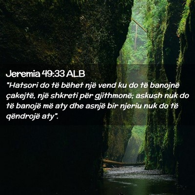 Picture 02 - Jeremia 49:33 ALB - 
