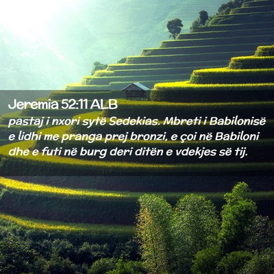 Picture 02 - Jeremia 52:11 ALB - pastaj i nxori sytë Sedekias. Mbreti i - Bible Verse Picture