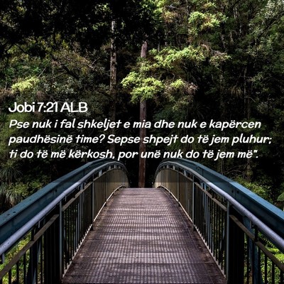 Picture 02 - Jobi 7:21 ALB - Pse nuk i fal shkeljet e mia dhe nuk e kapërcen - Bible Verse Picture