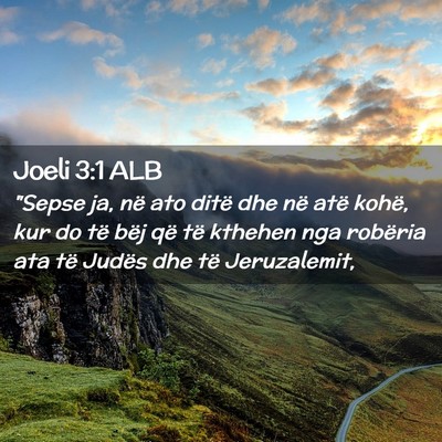 Picture 02 - Joeli 3:1 ALB - 