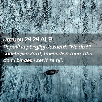 Picture 02 - Jozueu 24:24 ALB - Populli iu përgjigj Jozueut: 