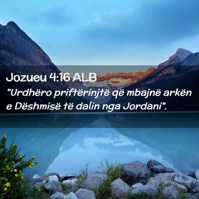 Picture 02 - Jozueu 4:16 ALB - 