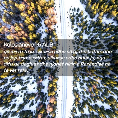 Picture 02 - Kolosianëve 1:6 ALB - që arriti te ju, sikurse edhe në gjithë - Bible Verse Picture
