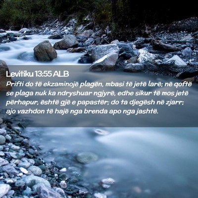 Picture 02 - Levitiku 13:55 ALB - Prifti do të ekzaminojë plagën, mbasi të - Bible Verse Picture
