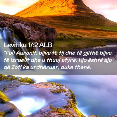 Picture 02 - Levitiku 17:2 ALB - 
