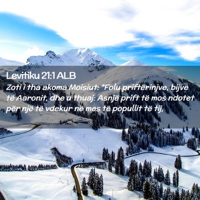Picture 02 - Levitiku 21:1 ALB - Zoti i tha akoma Moisiut: 