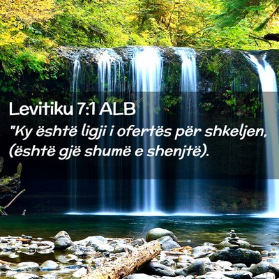 Picture 02 - Levitiku 7:1 ALB - 