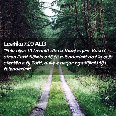 Picture 02 - Levitiku 7:29 ALB - 