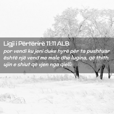 Picture 02 - Ligji i Përtërirë 11:11 ALB - por vendi ku jeni duke hyrë për ta pushtuar - Bible Verse Picture