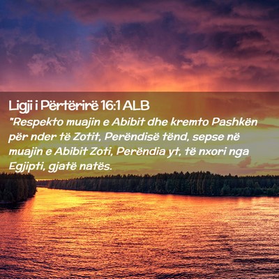 Picture 02 - Ligji i Përtërirë 16:1 ALB - 