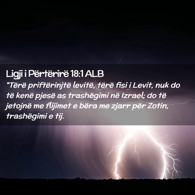 Picture 02 - Ligji i Përtërirë 18:1 ALB - 