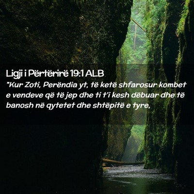 Picture 02 - Ligji i Përtërirë 19:1 ALB - 