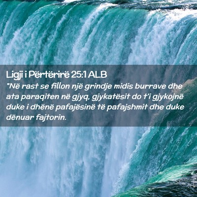 Picture 02 - Ligji i Përtërirë 25:1 ALB - 