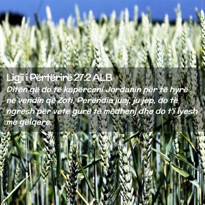 Picture 02 - Ligji i Përtërirë 27:2 ALB - Ditën që do të kapërceni Jordanin për të - Bible Verse Picture