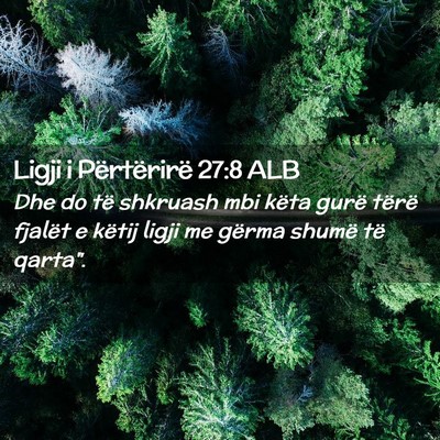 Picture 02 - Ligji i Përtërirë 27:8 ALB - Dhe do të shkruash mbi këta gurë tërë - Bible Verse Picture