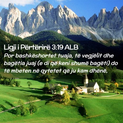 Picture 02 - Ligji i Përtërirë 3:19 ALB - Por bashkëshortet tuaja, të vegjëlit dhe - Bible Verse Picture