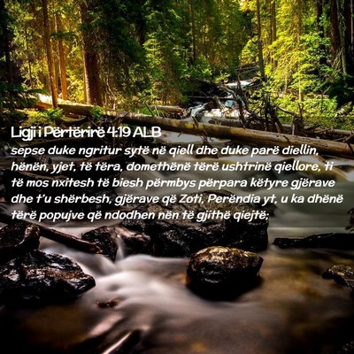 Picture 02 - Ligji i Përtërirë 4:19 ALB - sepse duke ngritur sytë në qiell dhe duke parë - Bible Verse Picture